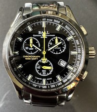 Orologio Ball Cronografo Quarzo RARO CM1011C Data @4 39mm ETA 251.471
