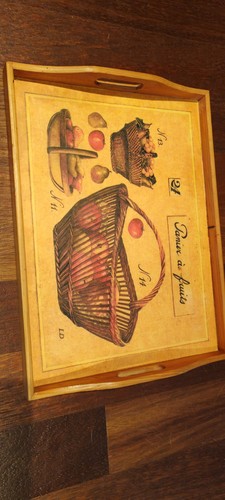 Vassoio portavivande legno - vassoio,