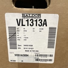 Baldor Reliance VL1313A 1.5 HP
