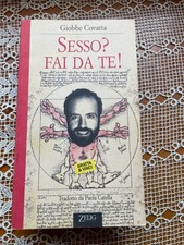 LIBRO Sesso? Fai da te! Giobbe Covatta Zelig comico risate