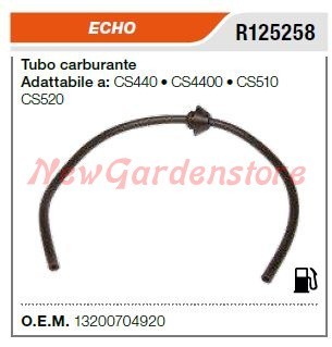 Tubo carburante echo per - tubo,