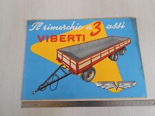 DEPLIANT ORIGINALE VIBERTI RIMORCHIO A 3 ASSI