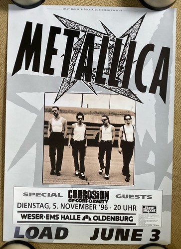 Metallica poster vintage - metallica,