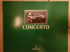 DEPLIANT BROCHURE HONDA ACCORD CONCERTO GAMMA COMPLETA IN ITALIANO 28 PAGINE