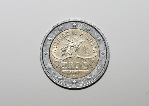 Moneta euro edizione - 2, expo