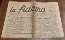 GIORNALE LA FIAMMA n° 12 - 9 FEBBRAIO 1924 FEDERAZIONE FASCISTA PARMA SINDACATI