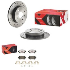 DISCHI FRENO BREMBO SPORT 240 mm + PASTIGLIE EXTRA POSTERIORI adatti per Opel Meriva A
