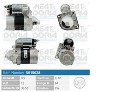 Motorino Avviamento MEAT&DORIA 5015028 12V Fiat 500 Panda Punto 51832950