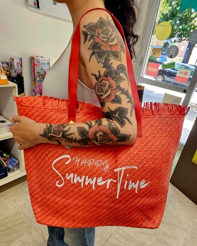 Borsa mare paglia happy - mare,
