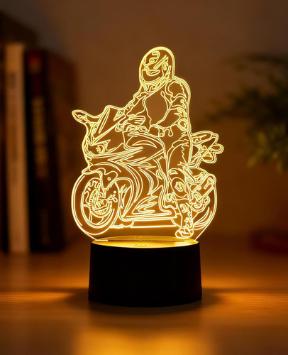 Luce notturna moto - 3d,