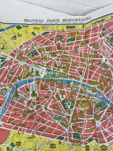 1972 plan paris mappa - 1972, de