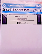 COMMODORE 64/128 -- MODELLO 1551/1541 TEST/DEMO-DISKETTE (COMMODORE - DISK) #US