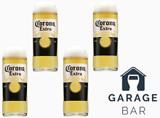 Set Of 4 Corona Beer Glasses Pint 20oz Brand New