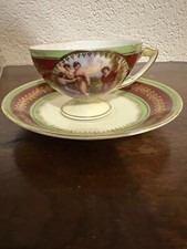 Tazzina  da  caffè vintage in porcellana “Angelica Kauffman” da collezione