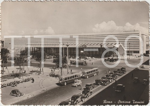 Roma stazione termini 1951 - stazione,