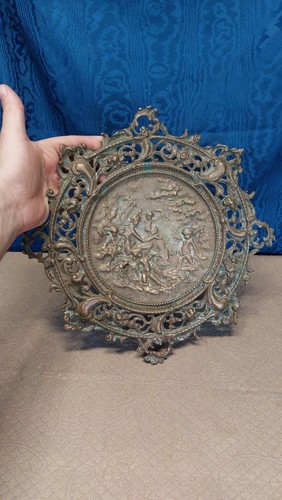 Antico piatto ornamentale - piatto,
