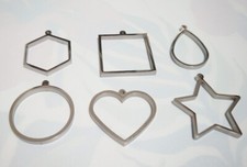 1pz ciondoli charm open back