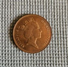 Moneta 2 Pence Penny Inglese
