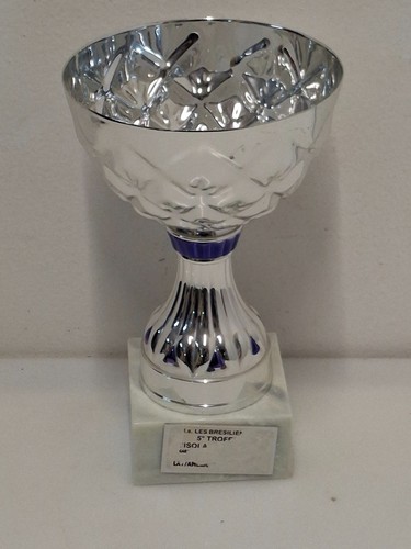 Trofeo sportivo argento con - argento,