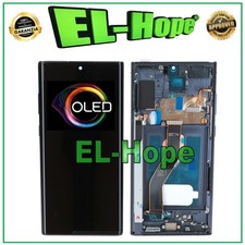 DISPLAY LCD OLED FRAME + TOUCH PER SAMSUNG GALAXY NOTE 10 PLUS SM N975 N976 NERO