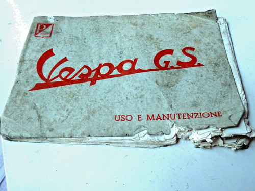 Vespa piaggio manuale - vespa,