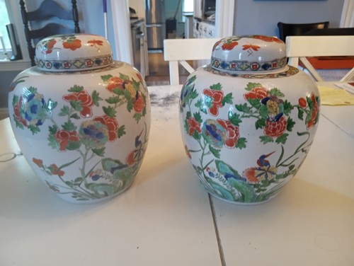 Coppia vasi coperti - coppia, di