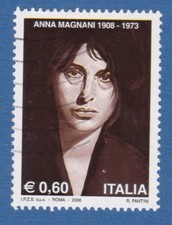 Italia 2008 Magnani premio oscar prize attrice cinema actress Roma usato used