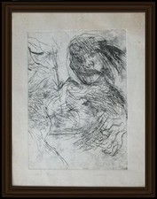 arte moderna contemporanea Espressionismo acquaforte Pda firmata Luciano Cottini