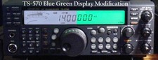 Kenwood TS-570 BLU VERDE Display Mod/Kit Luci 570 570g 570d 570dg Non Una Radio