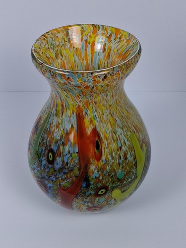 Millefiori murrina vase murano - millefiori,
