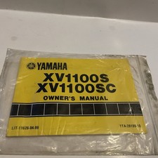 Yamaha XV1100S XV1100SC Owners