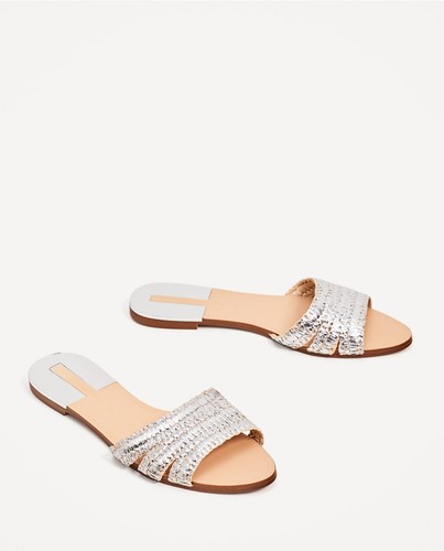 Zara sandali donna argento - zara,
