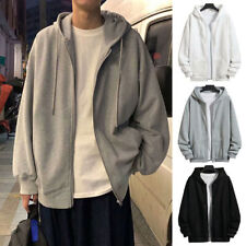 Felpa con cappuccio e zip uomo