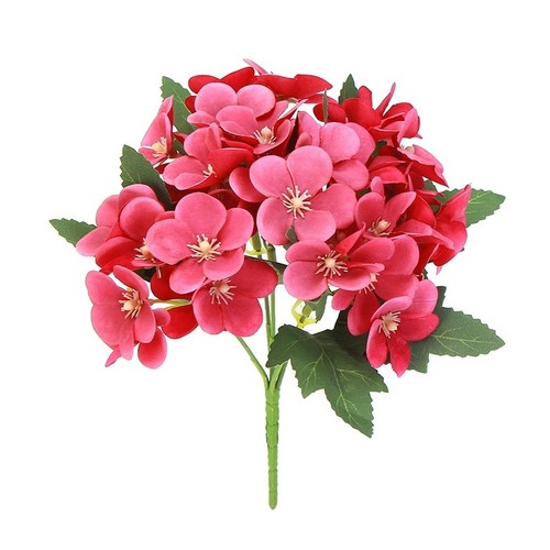 Begonia artificiale mazzo - begonia,
