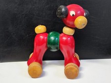 Ma.Gi Cane in legno Giocattolo anni ‘60