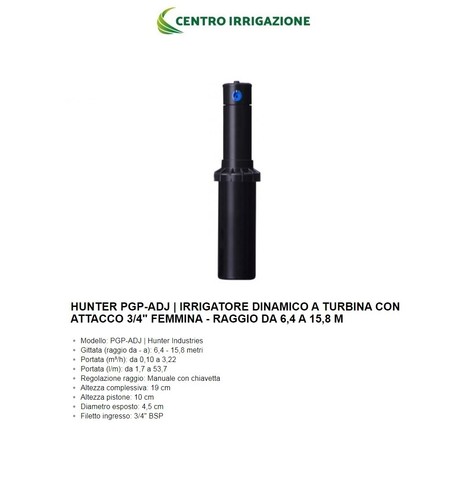Kit irrigatore dinamico - kit,