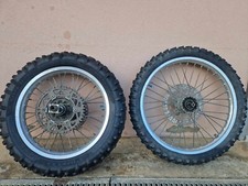 KIT CERCHI RUOTE COMPLETE HUSQUVARNA 570 TE 2001 ANT POST E GOMME MOTARD