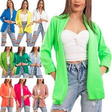 Blazer donna giacca elegante casual basic monopetto primavera TOOCOOL VI-80021