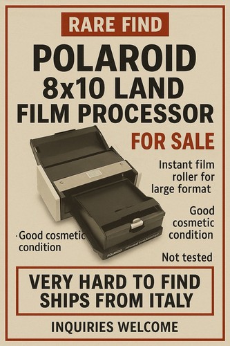 Polaroid 8x10 land - polaroid,