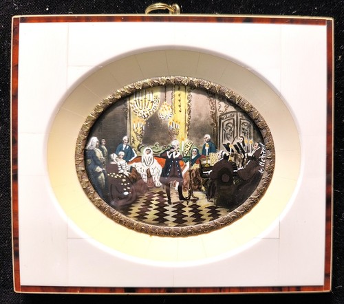 Piccola pittura miniatura - piccola,
