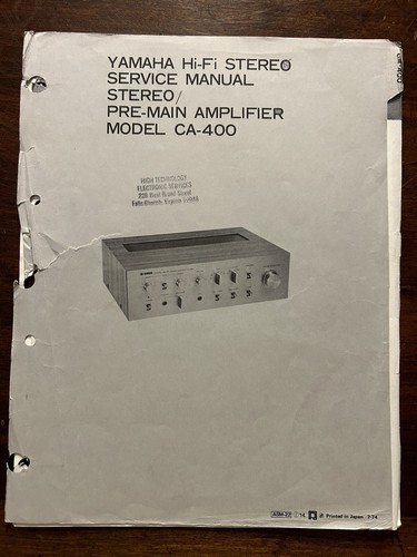 Yamaha 400 amplificatore - yamaha,