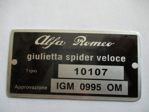 Targa alfa romeo - targa,