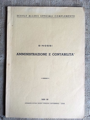 Sinossi amministrazione