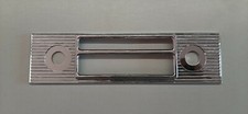 Mascherina Frontalino Autoradio EPOCA Radio Blaupunkt plastica Cromata 18 x 5 cm