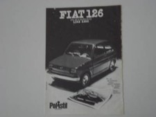 advertising Pubblicità 1974 FIAT 126 POLISTIL