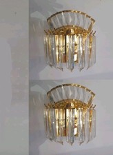 Coppia Applique Vetro di