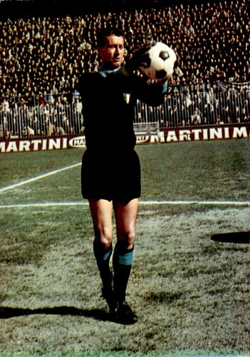 Cartolina calcio inter - calcio, 1966