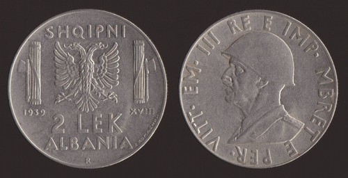 Albania italiana lek 1939 - albania,