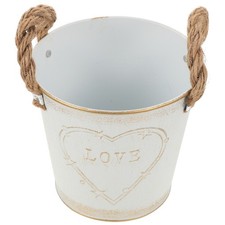  Secchio Per Fiori in Ferro