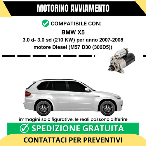 Motorino avviamento bmw - bmw, x5